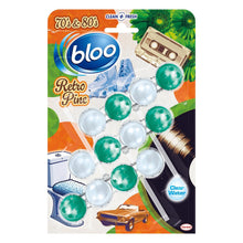 Load image into Gallery viewer, Bloo Power Active Toilet Block 70s&amp;80s Spring Limited Edition, 6 Pack