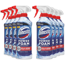 Load image into Gallery viewer, Domestos Power Foam Toilet &amp; Bathroom Cleaner Spray Kills 99.99% Germs, 450ml