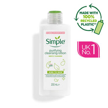 Load image into Gallery viewer, Simple Kind To Skin Purifying Cleansing Lotion for Sensitive Skin 200ml,3 or 6Pk