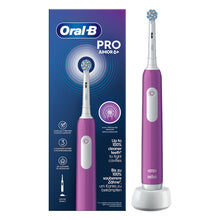 Load image into Gallery viewer, Oral-B Pro Junior Electric Rechargeable Toothbrush for Kids Aged 6+, Purple