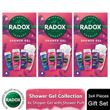 Load image into Gallery viewer, Radox Shower Gel Bundle Collection - Feel Uplifted, Relaxed, Radiant &amp; Awake