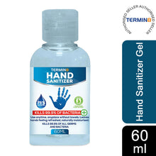 Load image into Gallery viewer, Termin8 Hand Sanitizer Gel 99.9% Protection, 1pk of 60ml