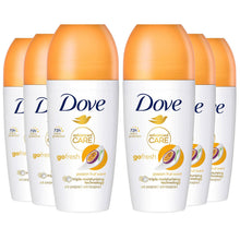 Load image into Gallery viewer, Dove Roll On Go Fresh Passion Fruit 72H Lasting Women's Antiperspirant 50ml, 6pk