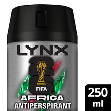 Load image into Gallery viewer, Lynx Limited Edition FIFA Africa Anti-Perspirant Aerosol Deo Spray 250ml, 6 PK