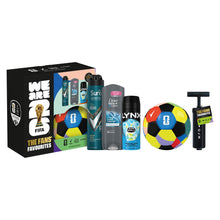 Load image into Gallery viewer, FIFA Fans Favourites Gift Set for Him Body Wash, Spray &amp; Skills Ball + Pump