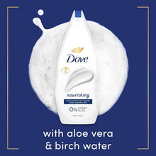 Load image into Gallery viewer, Dove Nourishing Body Wash 0% Sulfate SLES for Softer &amp; Smoother Skin 225ml, 6 Pk