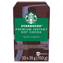 Load image into Gallery viewer, Starbucks Instant Hot Chocolate 20 Sachets Velvety &amp; Rich Chocolate Drink