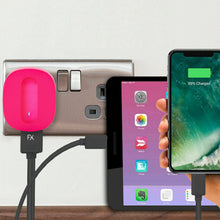 Load image into Gallery viewer, FX Eco Pro Power Candy 2Amp Mains Charger Plug - Pink