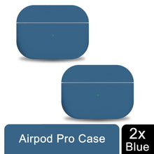 Load image into Gallery viewer, Airpods Pro Case Scratch-Absorbing Protecting Cover, Blue, 2pk
