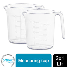 Load image into Gallery viewer, 2x SmartStore Clear Volume Markings Measuring Cup With An Easy-to-Pour Spout, 1L