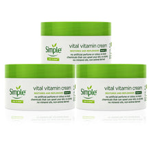 Load image into Gallery viewer, Simple Kind to Skin Face Cream Range - Day SPF15 or Night Cream, Hydrating, 50ml