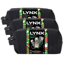 Load image into Gallery viewer, Lynx Africa Washbag Gift Set - Body Spray, Bodywash &amp; Antiperspirant Trio Kit