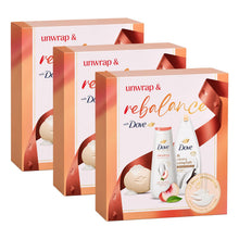 Load image into Gallery viewer, DOVE Restore &amp; Rebalance Gift Set 3 piece, Choose Your Pack Size 1,2,3 or 4
