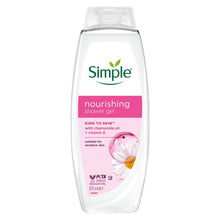 Load image into Gallery viewer, Simple Nourishing Shower Cream 675ml 12-Pack Multipack