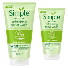 Load image into Gallery viewer, Simple Face Wash Range-Moisturising, Refreshing, Clear Pore Scrub or Glow, 150ml