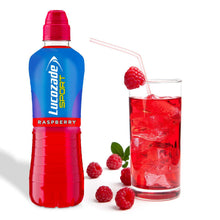Load image into Gallery viewer, Lucozade Sport Raspberry &amp; Ribena Blackcurrant Sport Fat-Free Energy Drink 500ml