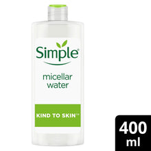 Load image into Gallery viewer, Simple Micellar Cleansing Water Hydrating Makeup Remover, 200ml or 400ml