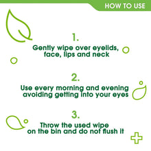 Load image into Gallery viewer, Simple Kind to Skin Double Sided Cleansing Biodegradable Facial Wipes, 25pcs