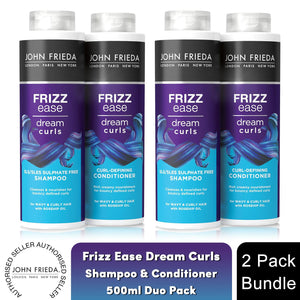 John Frieda Frizz Ease Dream Curls Shampoo & Conditioner 500ml Sulphate Free
