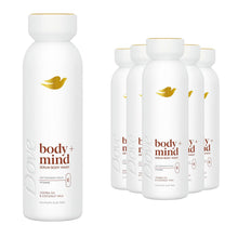 Load image into Gallery viewer, Dove Body + Mind Jojoba Oil &amp; Coconut Milk Vit E Serum Body Wash 350ml, 6 pk