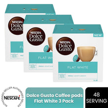 Load image into Gallery viewer, Nescafe Dolce Gusto Coffee Pods Caps Box of 16 Flat White