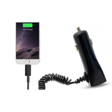 Load image into Gallery viewer, FX Powabud Car Charger with LED Indicator for Phone 5 and Above - Black