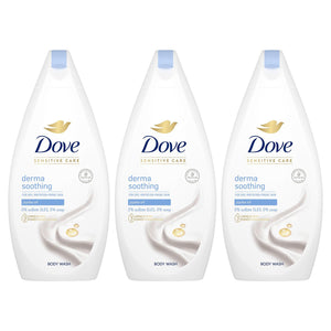 3 Pack Dove Soothing Care Ultra Gentle Cleansing Body Wash, 450ml