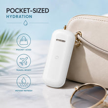 Load image into Gallery viewer, Aquarius Portable Nano Mist Sprayer White Handheld Rechargeable Facial Steamer