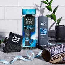 Load image into Gallery viewer, Dove Men+Care Cleanse+Care Gift Set with Clean Comfort Bodywash &amp; Socks