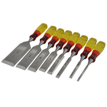 Load image into Gallery viewer, M373 Bevel Edge Chisel Splitproof Handle Set, 8 Piece