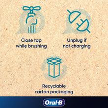 Load image into Gallery viewer, Oral-B Pro 1 Cross-Action Electric Rechargeable Toothbrush with 3 Modes, Pink