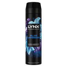 Load image into Gallery viewer, Lynx Fine Fragrance Collection Blue Lavender Body Spray Deodorant 200ml, 6 Pack