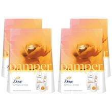 Load image into Gallery viewer, Dove Pamper Body Wash &amp; Body Lotion 2Pcs Gift Set for Her w/ Wax Burner &amp; Melts