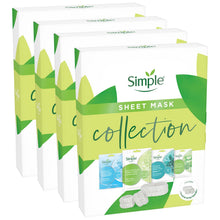 Load image into Gallery viewer, Simple Sheet Mask Collection 4 Pieces Gift Set for Her withHeas &amp; Wrist Bands