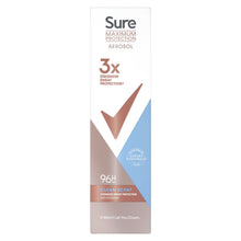 Load image into Gallery viewer, Sure Anti-Perspirant 96H Maximum Protection Deodorant Clean Scent 150ml, 12 Pack