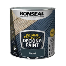 Load image into Gallery viewer, Ultimate Protection Decking Paint Charcoal 2.5 litre