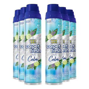 1001 Carpet Fresh Feel Calm Upholstery Odour Remover Spray, 6x300ml