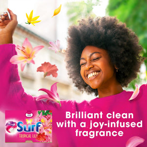 Surf 3 in 1 Laundry Washing Detergent Capsules Tropical Lily, 216 Washes