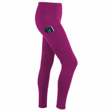 Load image into Gallery viewer, Flo Women's Tummy Control Sports Yoga Pants, Small Pink