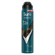 Load image into Gallery viewer, Sure Men Anti-perspirant 72H Nonstop Protection Sport Cool Deodorant, 3x250ml