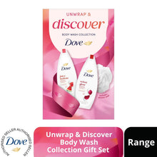 Load image into Gallery viewer, DOVE Unwrap &amp; Discover Body Wash Gift Set 2 piece, Choose your pack 1,2,3 or 4