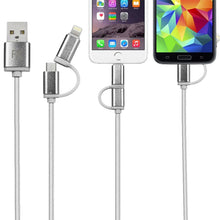 Load image into Gallery viewer, FX 2 in 1 Braided Charge &amp; Sync Cable - 3m : Space Grey