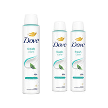 Load image into Gallery viewer, Dove Fresh Anti-Perspirant with 48H Sweat Protection Deo for Women 200ml, 3 Pack