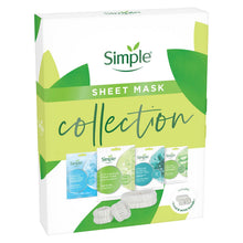 Load image into Gallery viewer, Simple Sheet Mask Collection 4 Pieces Gift Set for Her withHeas &amp; Wrist Bands