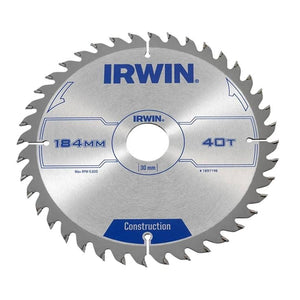 Construction Circular Saw Blade 184 x 30mm x 40T ATB