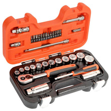 Load image into Gallery viewer, BAHCO S330 SOCKET SET 34PC MM 1/4 &amp; 3/8SD