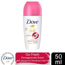 Load image into Gallery viewer, Dove Roll On Deo Go Fresh Pomegranate 72H Lasting Women's Anti-Perspirant, 50ml