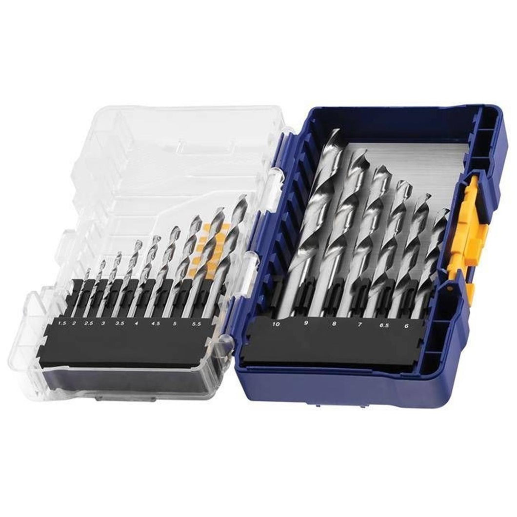 HSS Pro Drill Bit Set, 15 Piece