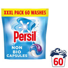 Load image into Gallery viewer, Persil XXXL 3in1 Laundry Washing Capsules Non-Bio w/ Lasting Freshness 60W, 2pk