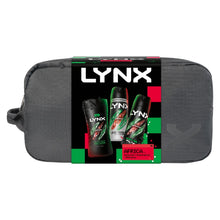 Load image into Gallery viewer, LYNX Africa Washbag Gift Set 3 piece, Choose your pack 1,2,3 or 4